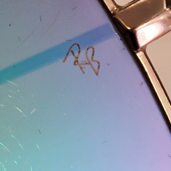 Vintage Ray-Ban RayBan RB3025 Aviator Sunglasses Mirror lens made in Italy 62mm - Picture 5 of 10